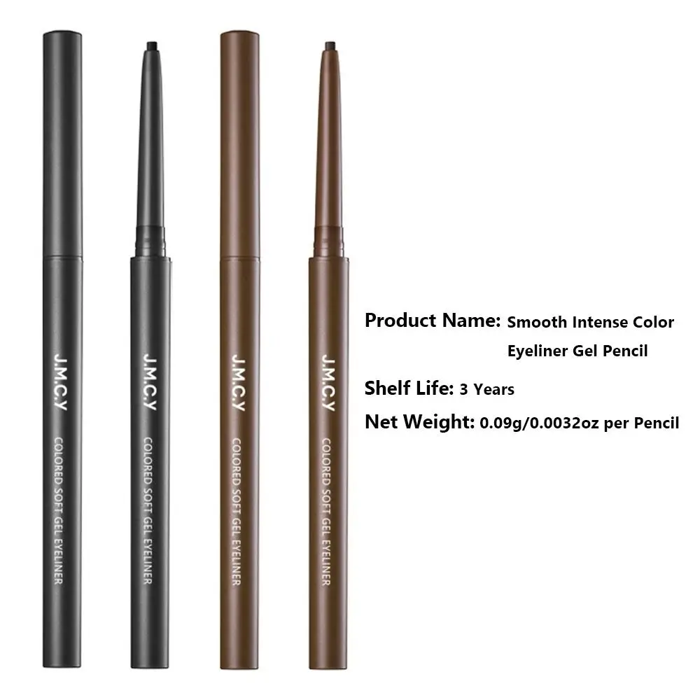 오래 지속되는 젤 아이라이너 펜슬 얼룩 방지 부드러운 초미세 팁 아이라이너 초미세 팁 정확한 라인 컬러풀 아이 라이너