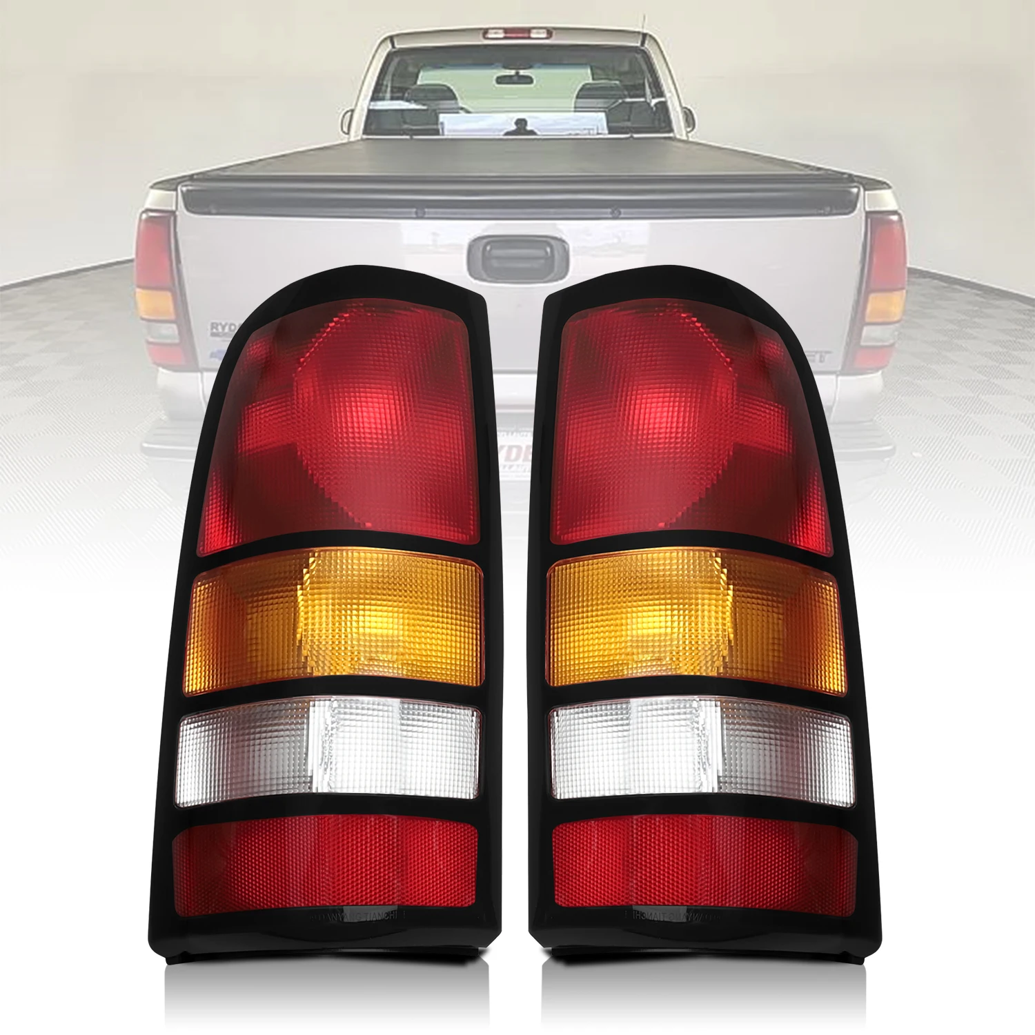 

2pcs Car Rear Tail Light For 1999-2002 Chevy Silverado 1500 2500 3500 1500 HD 2500HD 1999-2006 GMC Sierra Truck Rear Taillight