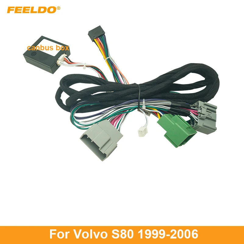 Car 16pin Audio Wiring Harness For Volvo S80 99-06(1st Gen.) Aftermarket Stereo Installation Wire Adapter