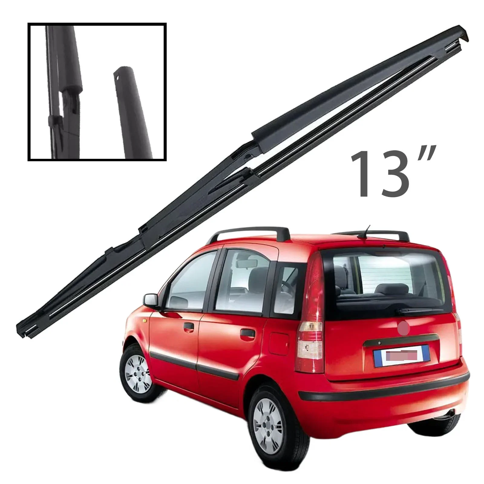 

For Fiat Panda 169 2003-2012 Car Accessories 13" Rear Windshield Windscreen Washer Wiper Blade