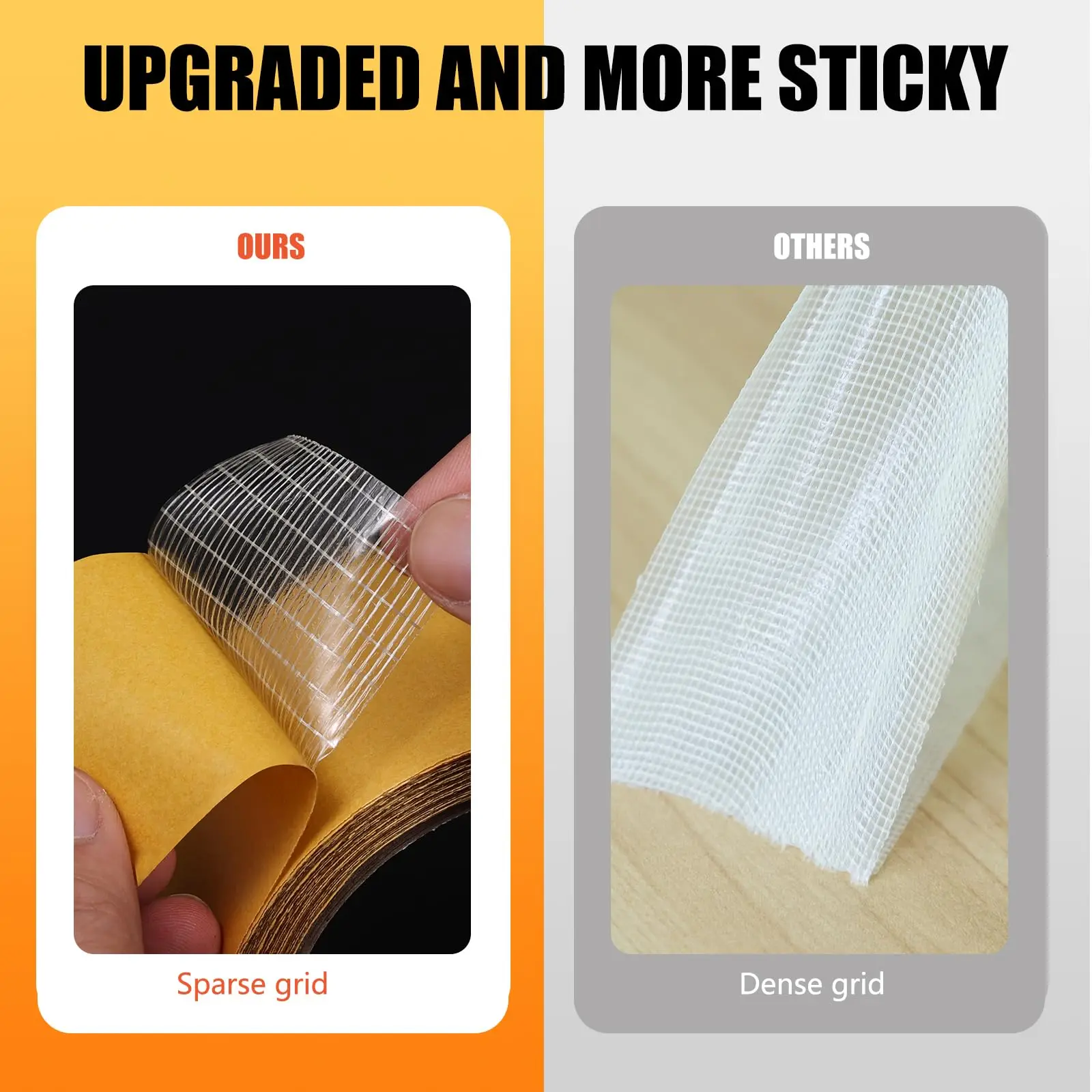 Taśma materiałowa, wielofunkcyjna taśma dwustronna, taśma przezroczysta, dwuwarstwowa taśma dywanowa, taśma dwustronna samoprzylepna 10 m