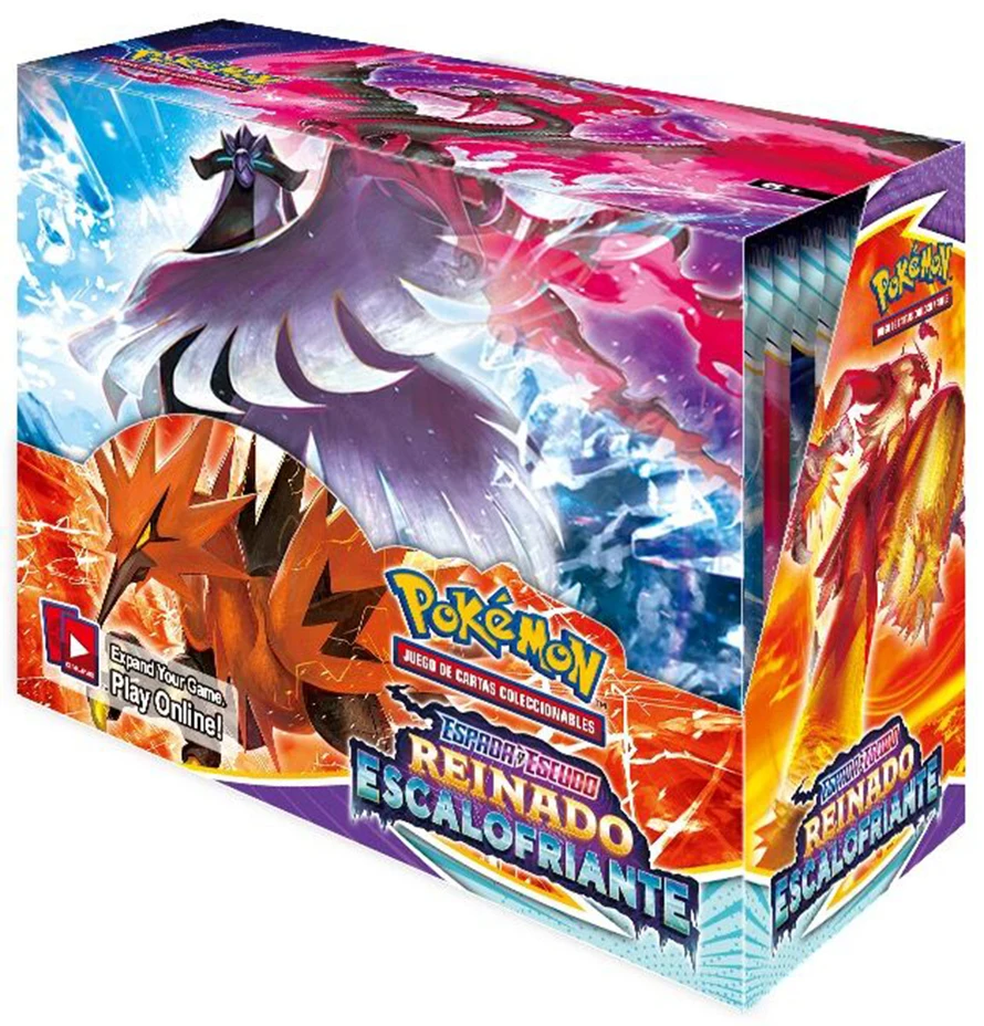 Espanhol pokémon tcg: prata tempest impulsionador voltaje vivido reinado escalofriante cartões crianças brinquedos transporte da gota por atacado