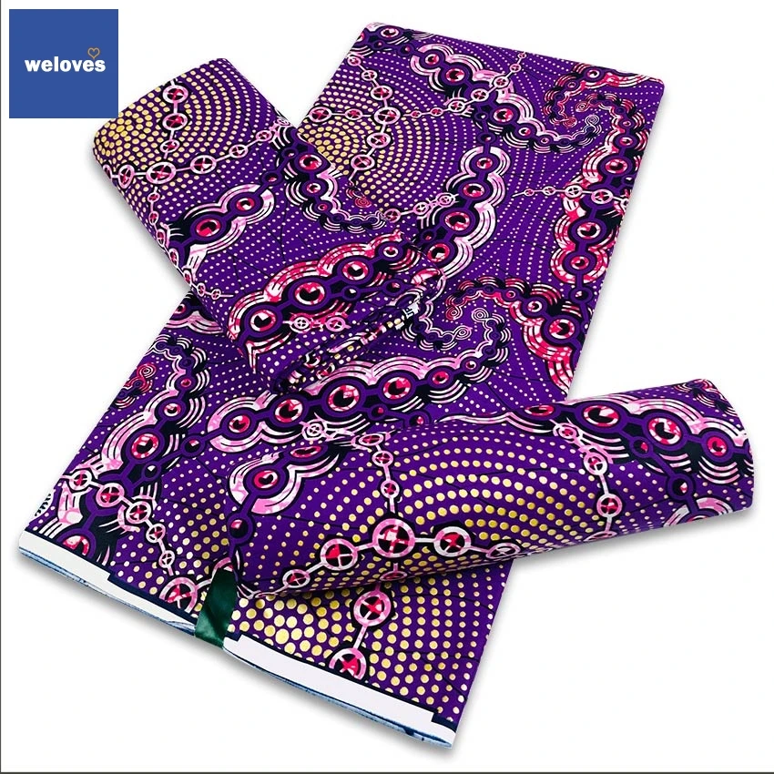 

Африканское кольцо с рисунком настоящая вощеная ткань Великолепная хлопковая вощеная ткань с принтом ткани для шитья одежды