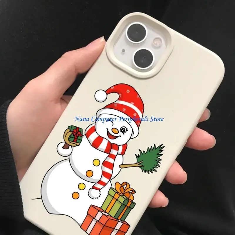 

F68C 24 Reusable Snowman Christmas Stickers PVC Decorative Tablet Skin Accessories