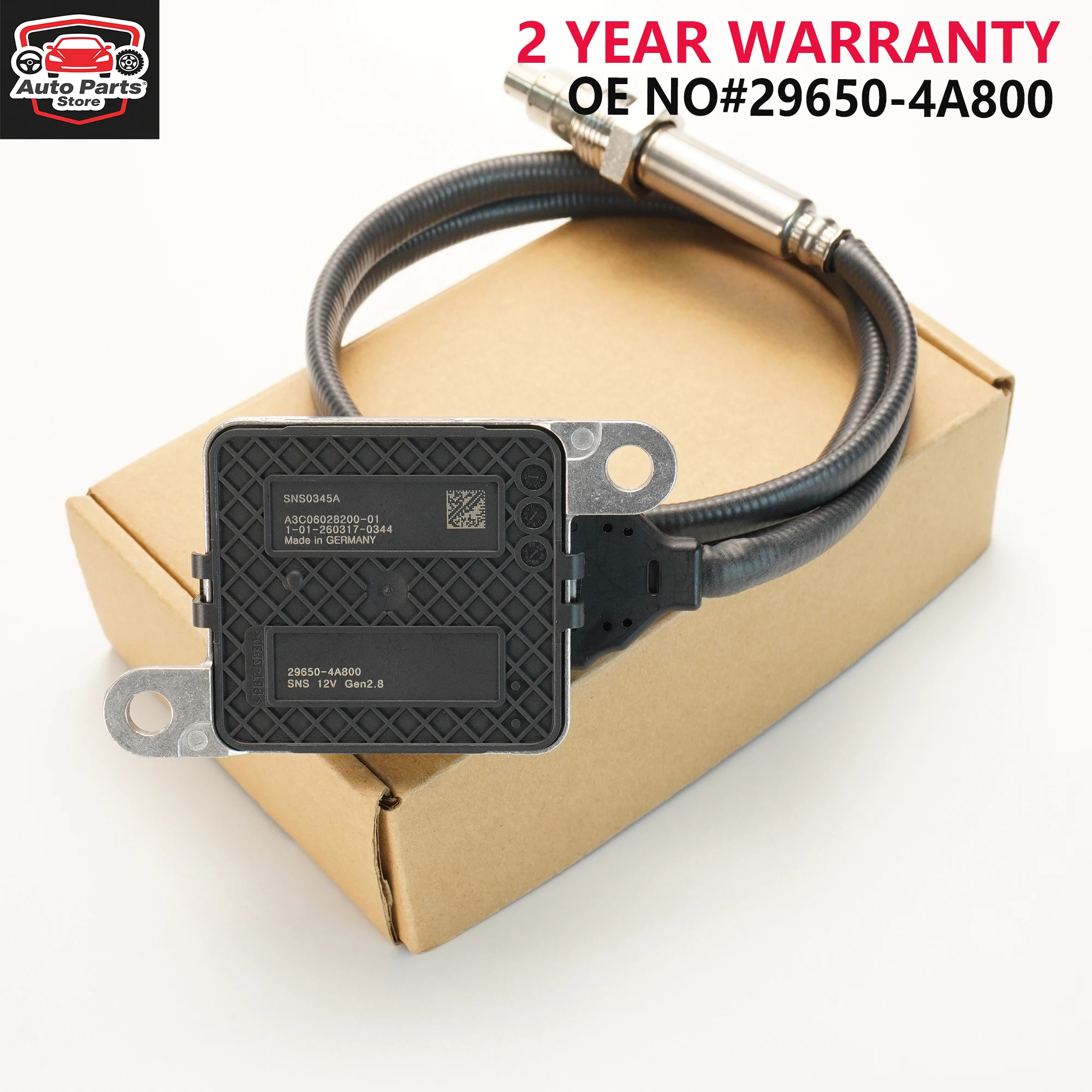 

29650-4A800 296504A800 New Nitrogen Oxygen Sensor 12V For Hyundai Kia Sportage
