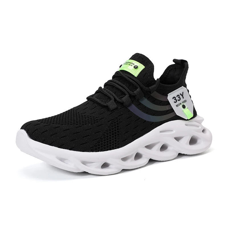 Men's Shoes 2024 New Fashion Trend Simple and Durable Casual Sports Shoes Outdoor Walking Mesh Elevated Breathable Travel Shoes