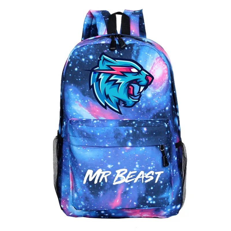 Senhor besta relâmpago gato escola mochila meninos meninas estudantes diário mochila adolescentes viagem portátil saco sr. besta mochila