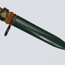 Cuchillo modelo 81 táctico de entrenamiento con vaina y goma