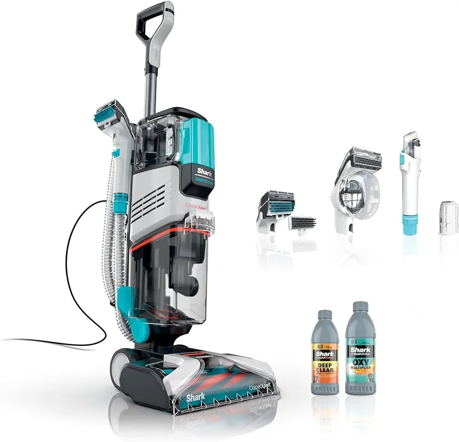 

Пылесос Shark EX201 CarpetXpert для ковров, ковриков и обивки с функцией StainStriker, встроенным очистителем пятен, идеально подходит для уборки.