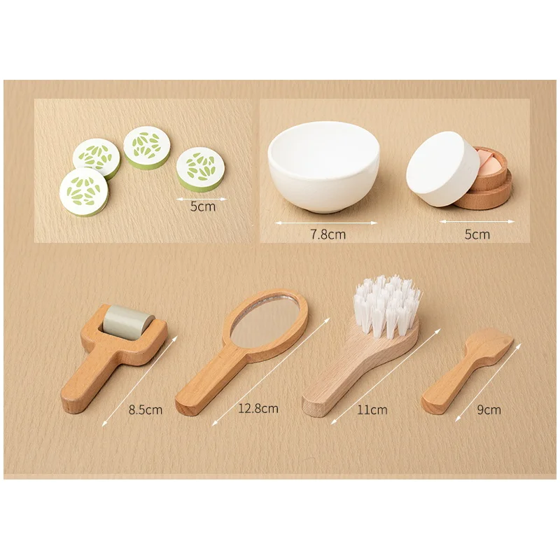 ألعاب محاكاة الجمال للأطفال ، لغز التعليم المبكر المرح ، تصنيع الخشب الصلب ، لعب الأدوار ، هدايا للفتيان والفتيات