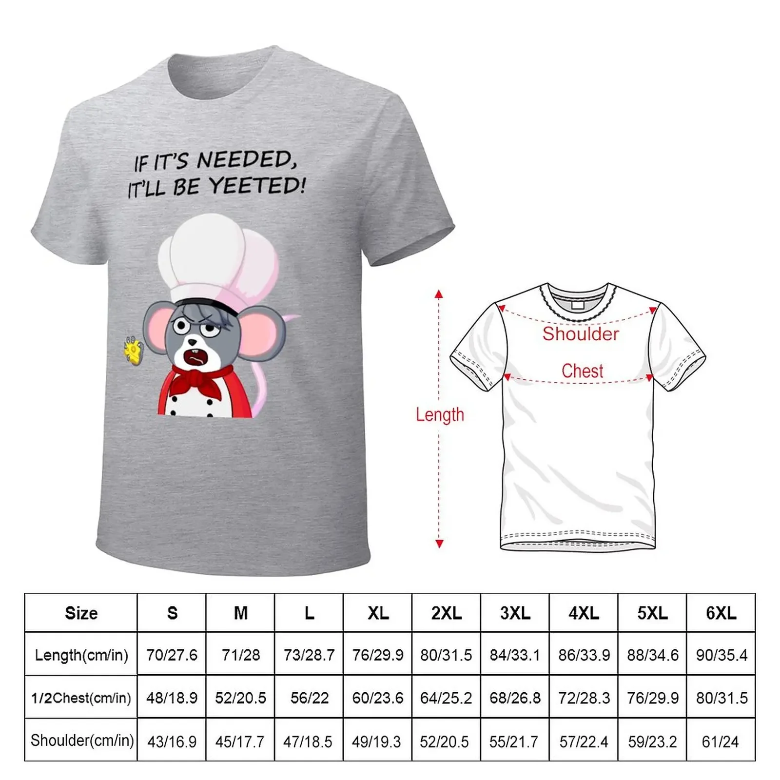 If it's needed, it'll be yeeted! T-Shirt quick drying kawaii clothes mens graphic t-shirts hip hop