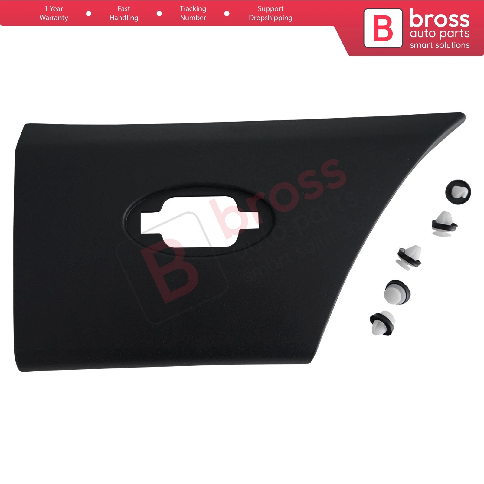 

Bross BSP959 Rear Right Side Panel Moulding Rub Strip 768 F30007R for Renault Master MK3 Movano B NV400 Made in turkey