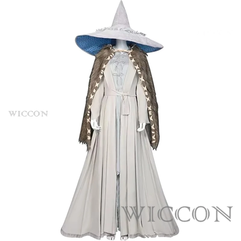 Game Ranni Cosplay Costume Full Set Hat Wig Full Set Halloween Carnival Cosplay Ranni Clothing