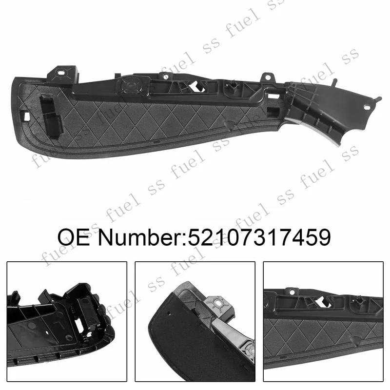 Крышка направляющей сиденья S+ Left Support Seating Track Rail Cover 52107317459, подходит для BMW 5 и 7 серии QF