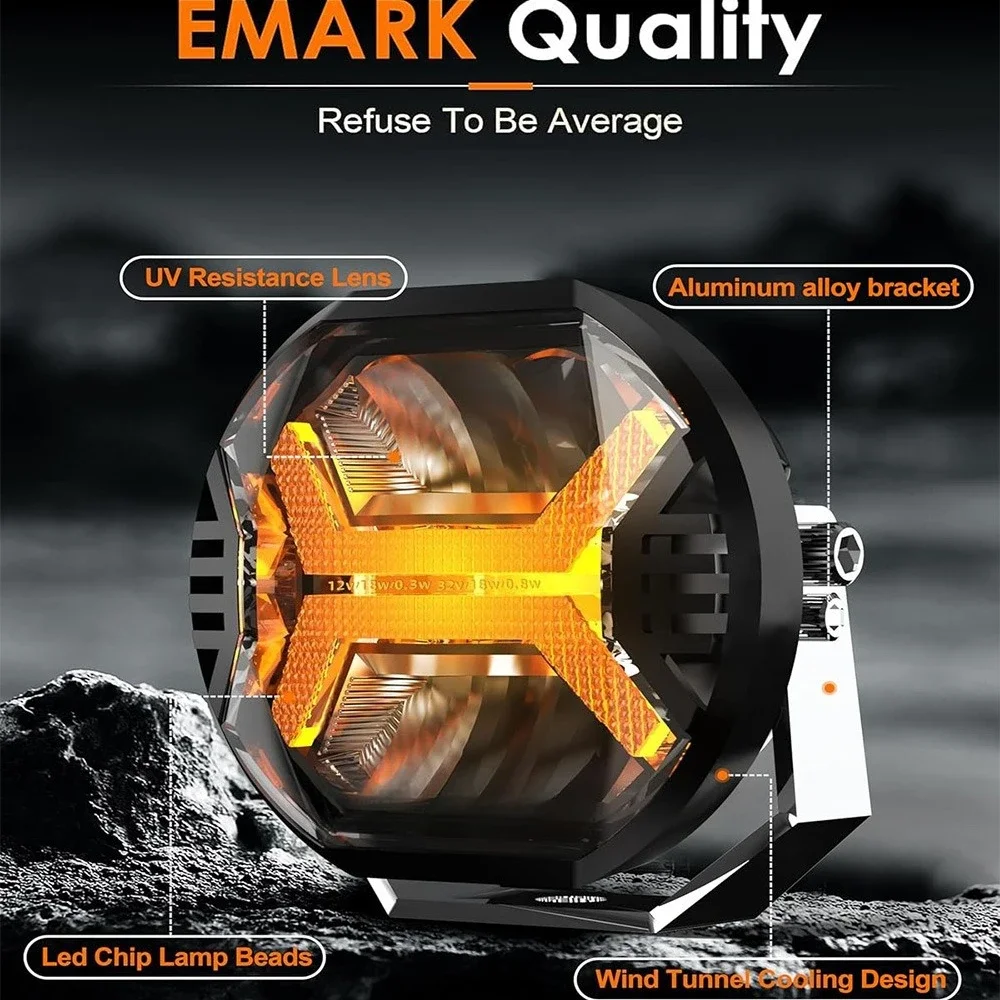 Suitable for 5.75 inch work light headlight LED highlight work light off-road modification