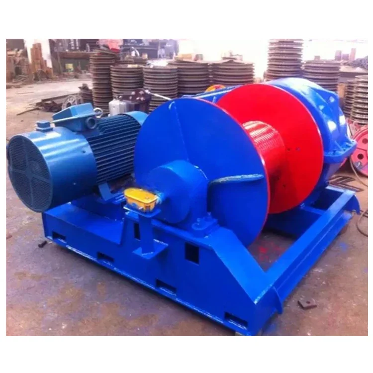 Tractor Type Hydraulic Winch, Gasoline Engine Power, Winch Portable Winch, Electric