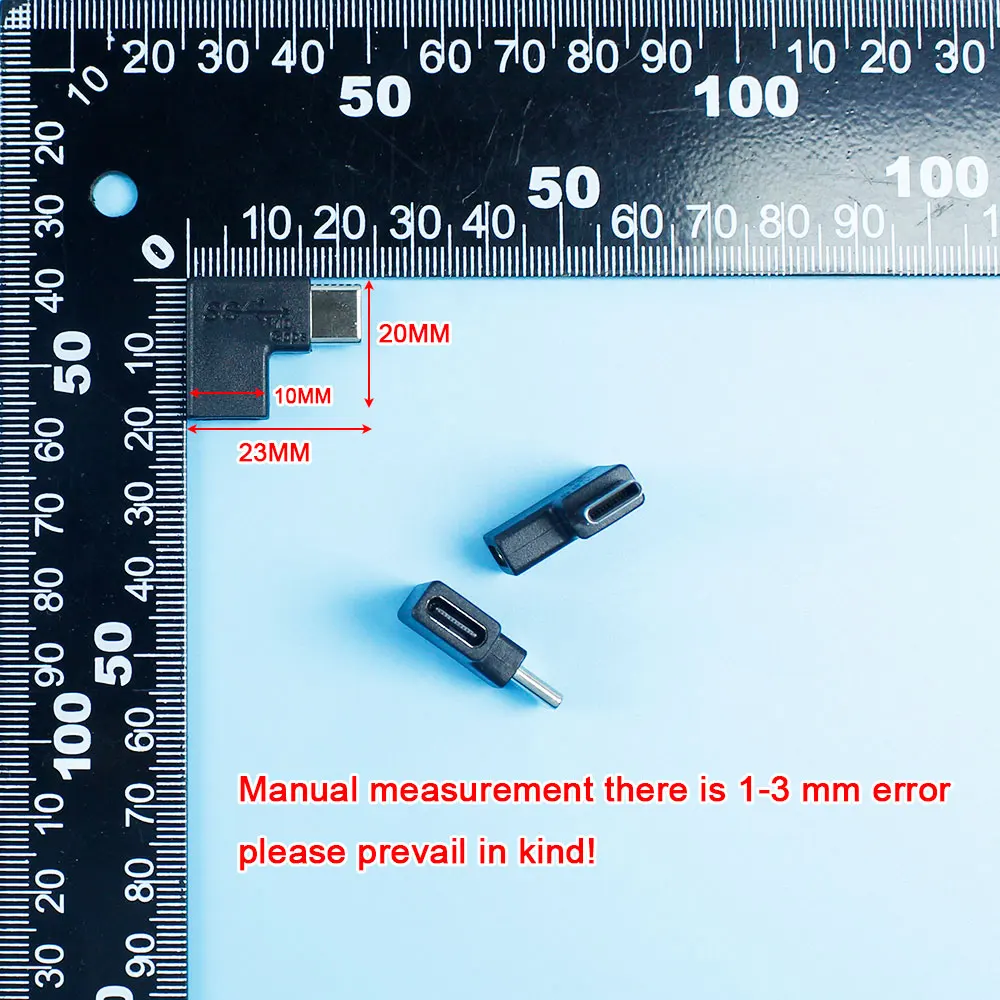 1/2 шт. адаптер OTG USB 3.1 Type C Φ 10 Гбит/с 90 градусов колено для USB C OTG адаптер коннектора