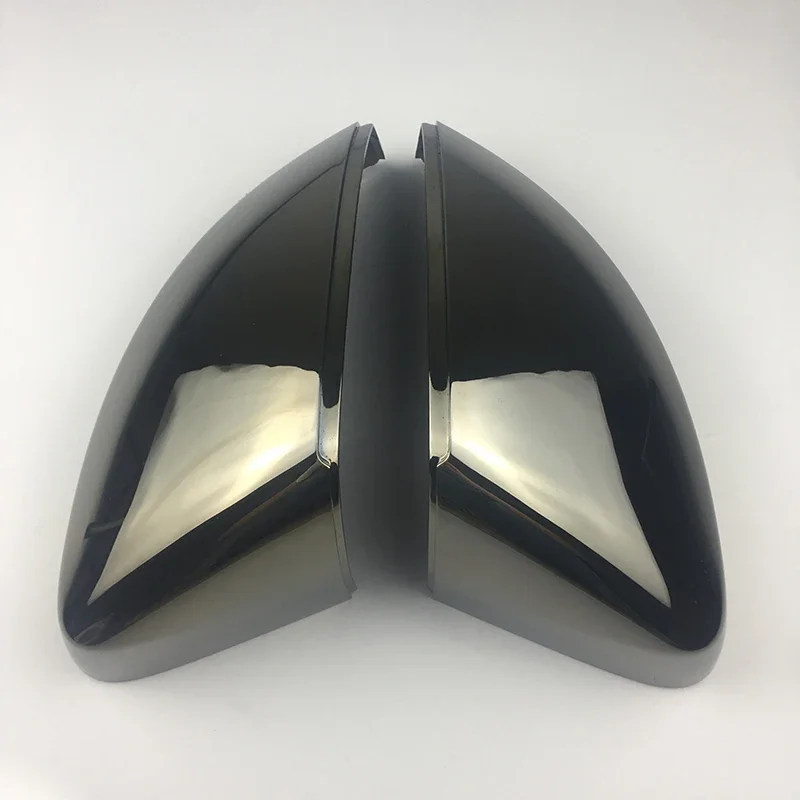 Replace Pair Side Wing Mirror Covers for Audi A3 S3 8V RS3 Caps Tungsten steel black 2017 2015 2016 2018 2013 2014 2019