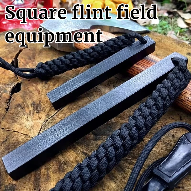 

Square Flint Stone Used for High-purity Outdoor Survival Emergency Igniter Outdoor EDC Equipment High Quality