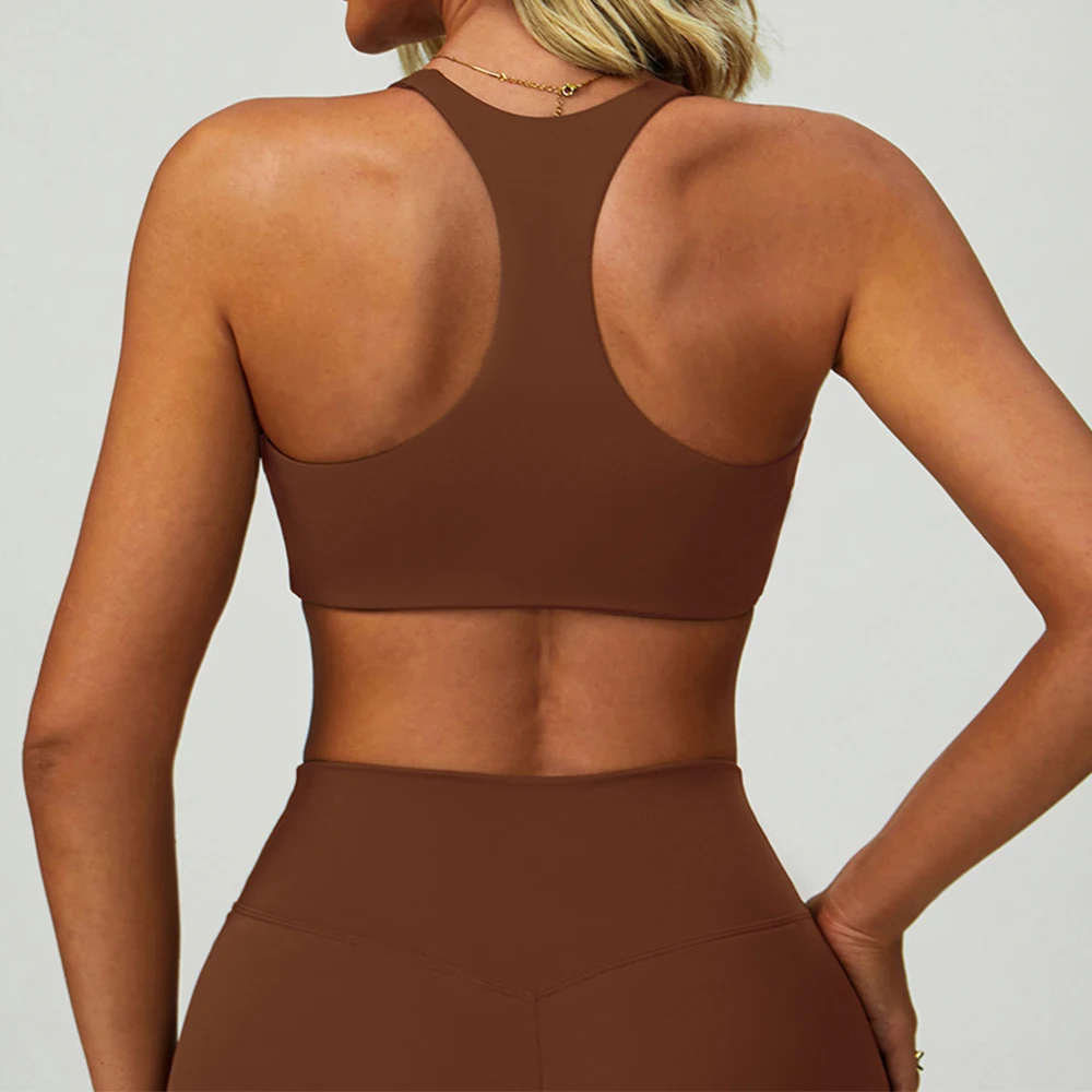 

Fitness Bra Female Push Up Shockproof Sports Underwear Naked feeling Sport Bras Women Breathable Running Gym Top Athletic Wear