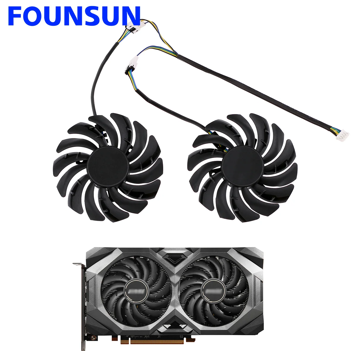 

New 87MM PLD09210S12HH 4PIN GPU Cooling Fan For MSI RX5700XT 5600XT Mecha MECH OC Graphics Card Cooler Fan