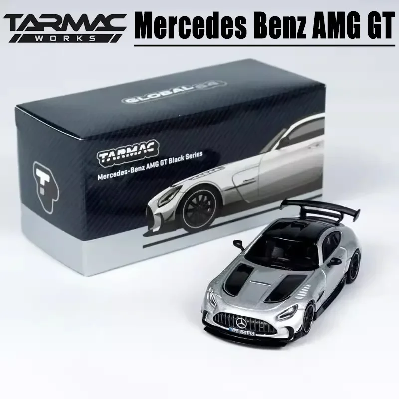 Tarmac Works 1/64 Mercedes Benz AMG GT Black Series Alloy Toy Motor Diecast Metal Model Gift