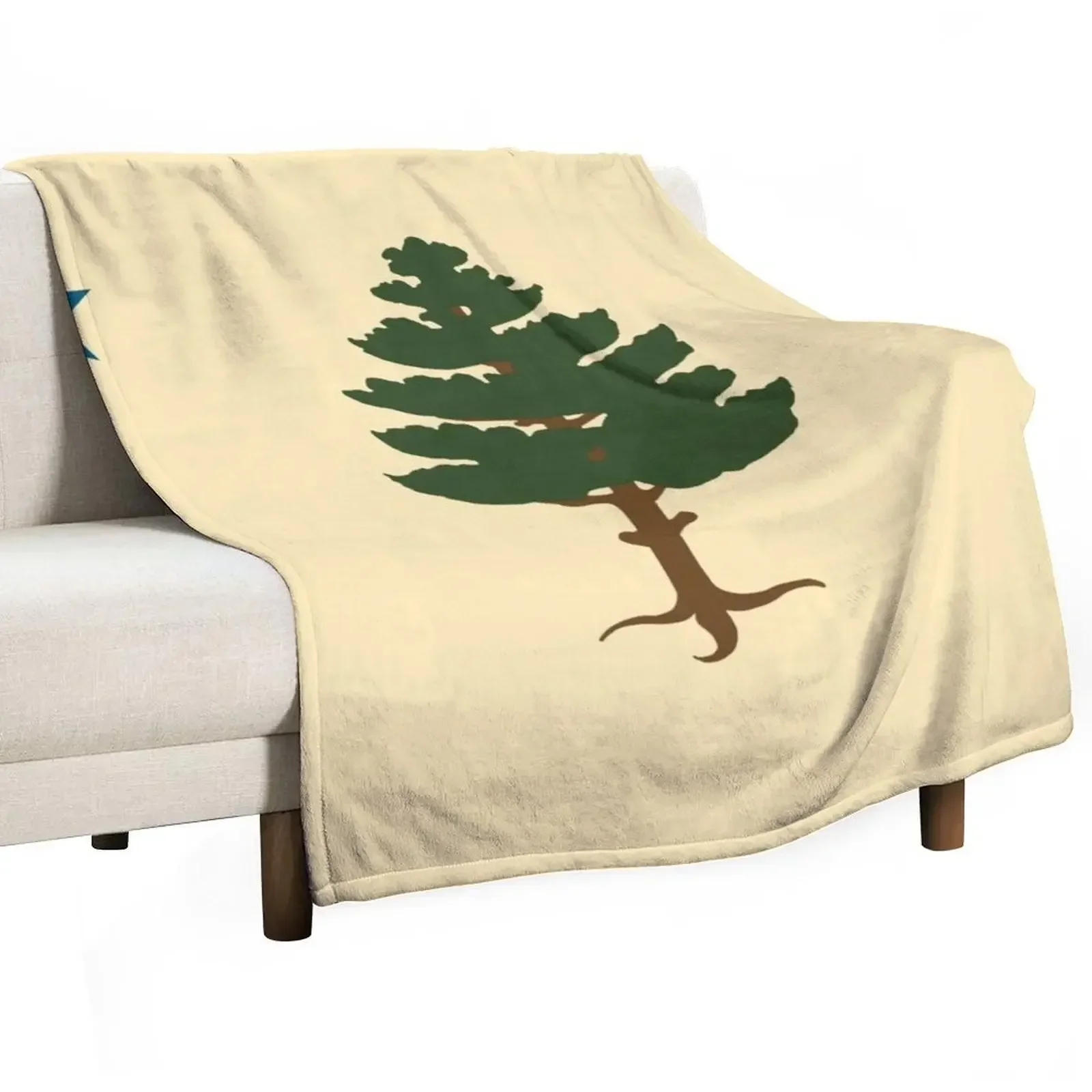 

Maine Flag 1901 Throw Blanket Luxury Designer for babies warm for winter Blankets