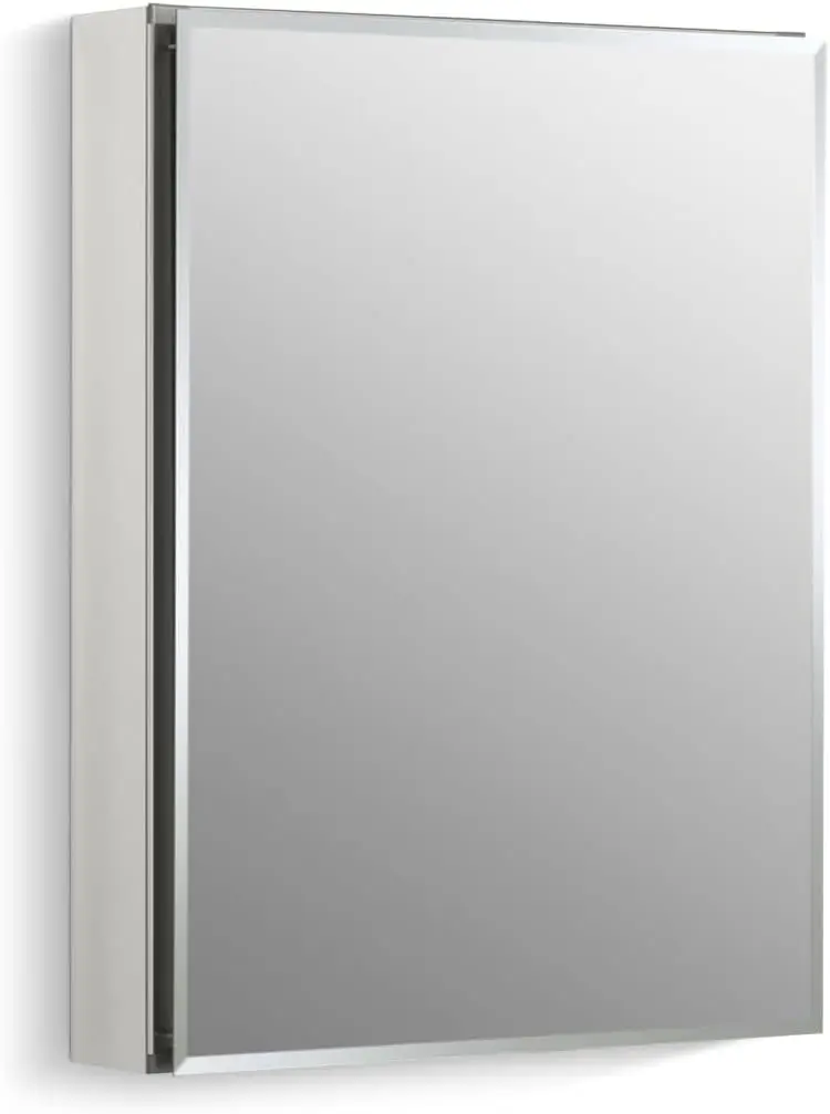 

K-CB-CLC2026FS Beveled Medicine Cabinet with Mirror Door & Adjustable Shelves, Rectangular Beveled Edge Frame, 20" x 26"