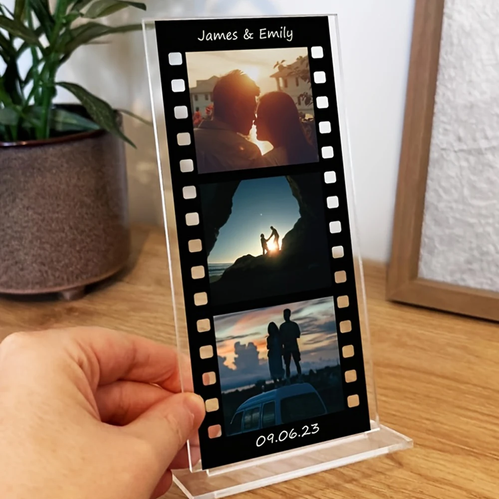 Personalized Custom Photo Standee Custom Camera Film Acrylic Standee Custom Frame Standee Gifts For Lover Desktop Ornaments