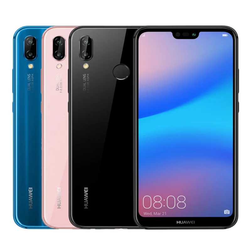 Global Version Huawei P20 lite Mobile phone 5.84 inch Android 4GB 128GB Kirin 659 16MP smartphone