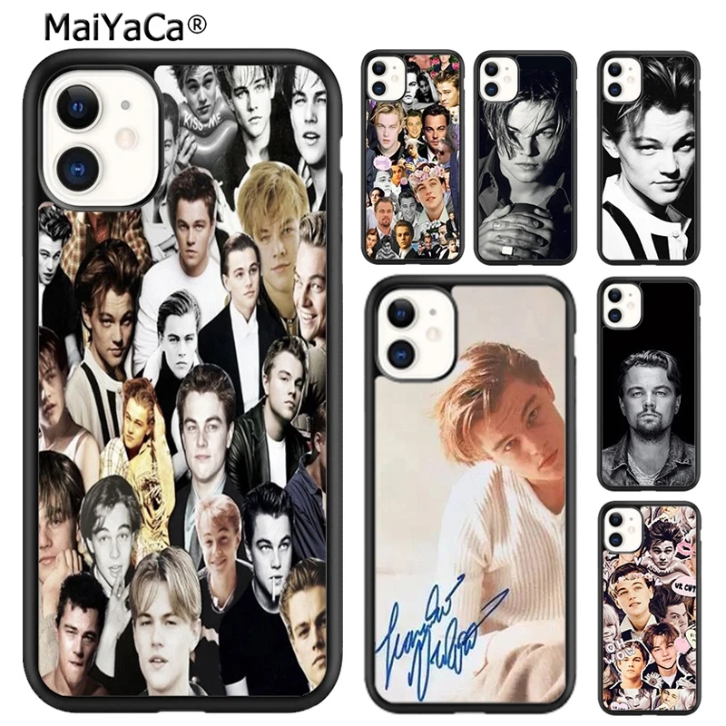 MaiYaCa LEONARDO DICAPRIO PHOTO COLLAGE Phone Case For iPhone 16 15 14 plus XR XS 11 12 13 pro max Shell Cover coque