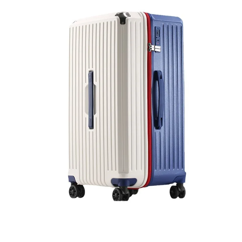 Cubierta de carrito con ruedas universal de 28 pulgadas de gran capacidad para mujer, Funda de cuero con contraseña de viaje para estudiantes resistente y duradera para hombre