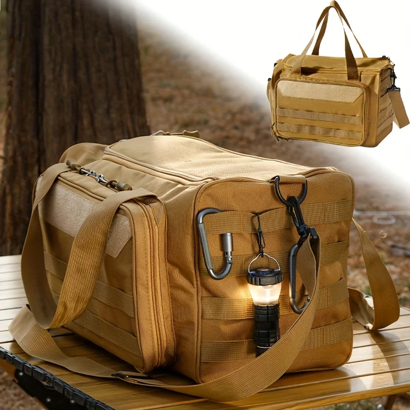 

Tactical Outdoor Multi - Function Storage Bag Large Capacity Handbag with Compartments Versatile Organizer Bag
