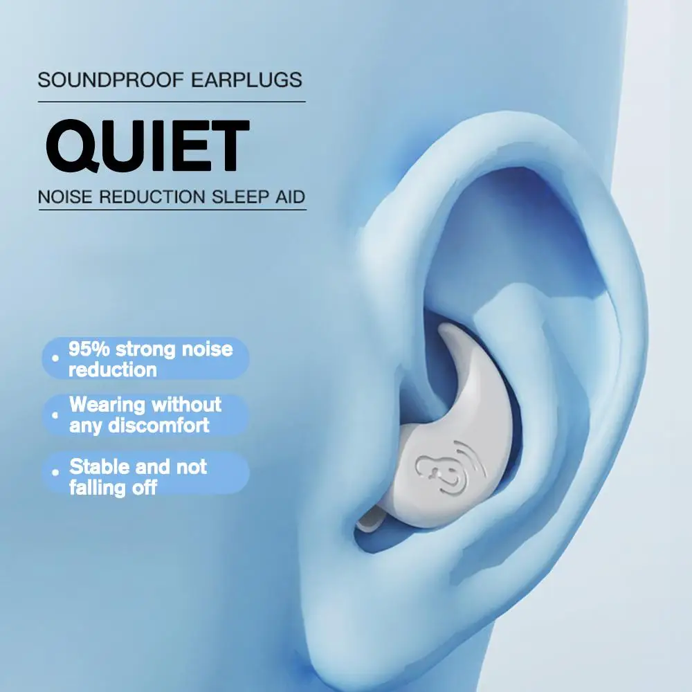 Anti Noise Siliconen Oordopjes Waterdicht Zwemmen Oordopjes Voor Slapen Duiken Surf Zacht Comfort Natation Zwemmende Oorbeschermer