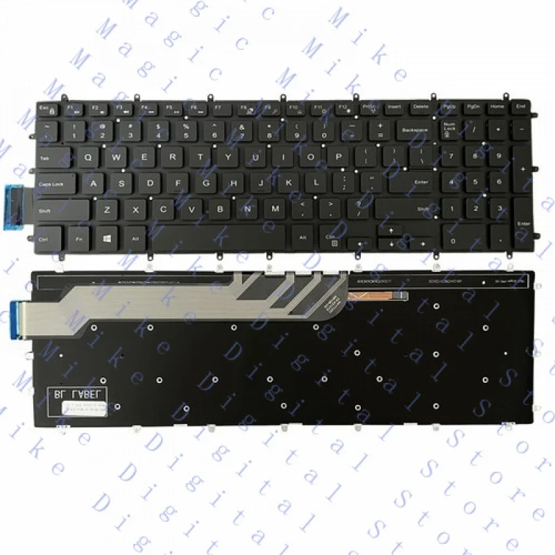 

UU white NEW Keyboard Backlight for DELL G3 3579 3779 G5 5587 G7 7588 7566