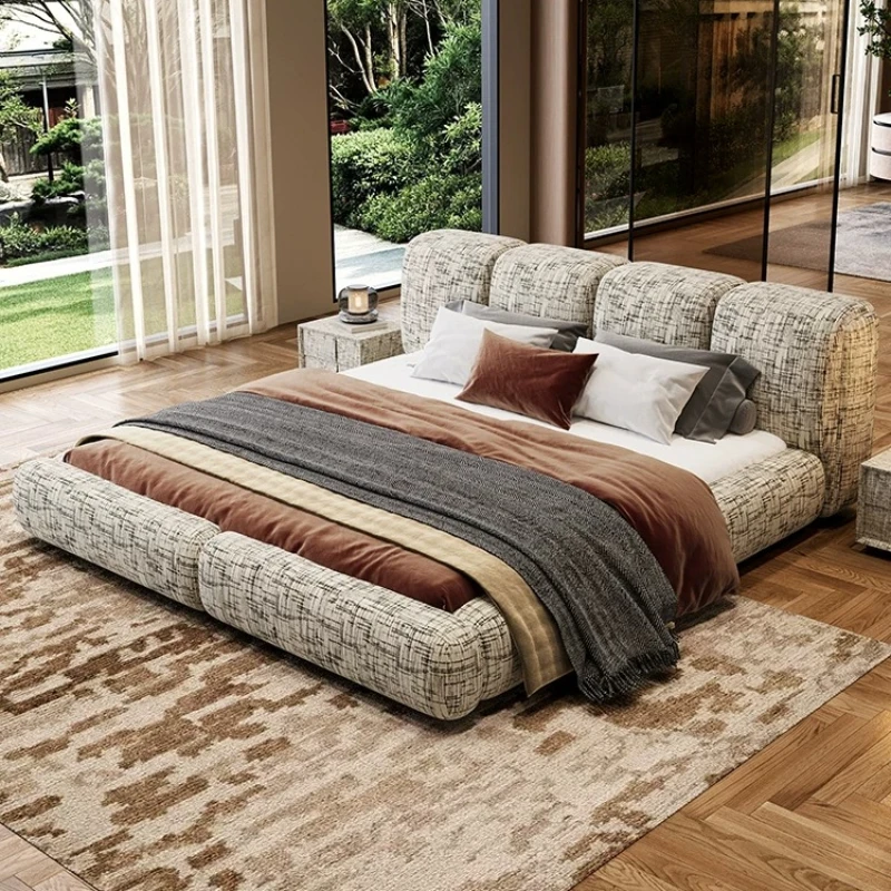 Unique Corner Beds Luxury Guest Twin Pallet Japanese Beds Space Saving Fabric Muebles Para Dormitorio Mid Century Furniture