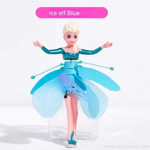 Rotary Rotary Luminous Helicopter Doll, dancing plane gesture, induction flying toy, Christmas gift, holiday gift 8 Main Sales Santa Dancing - №1