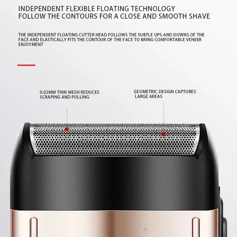 Kemei powerful rechargeable shaver for men foil electric shaver beard hair shaving head bald electric razor with extra mesh Whal