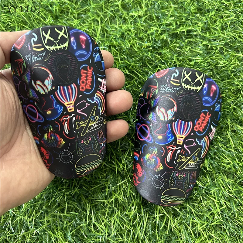 〔YY110〕1Pairs EVA Sponge Small Mini Shin Pads Wear-resistant Shock Absorbing Soccer Leg Protector Football Training Shin Guards