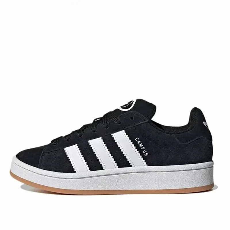 Adidas Clover Campus 00s Black White Gum Men's and Women's Shoes Classic Retro Non-slip Wear Comfort Breathable  Sneakers