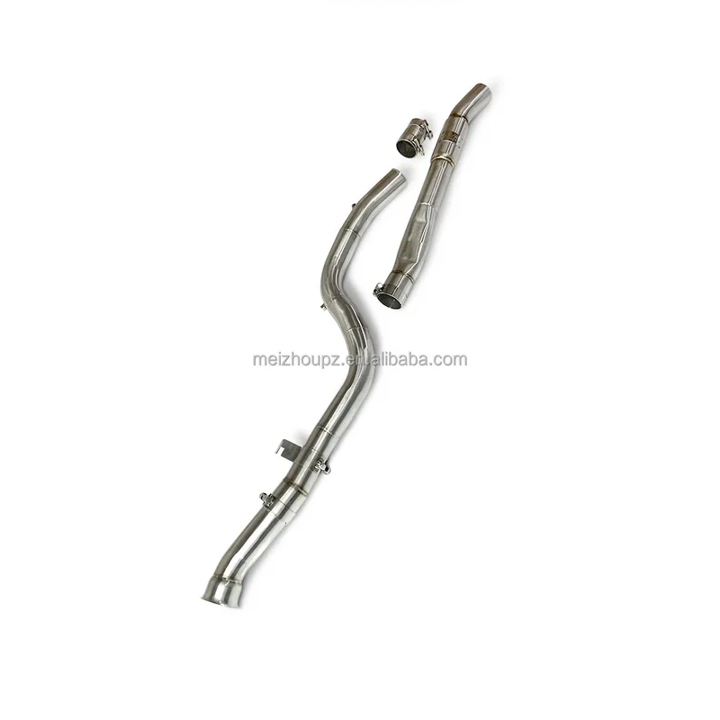 High Performance Exhaust Mid-tube Resonator 330i 325i G20 2.0T B48 2019-2024 Stainless Steel Middle Section Muffler