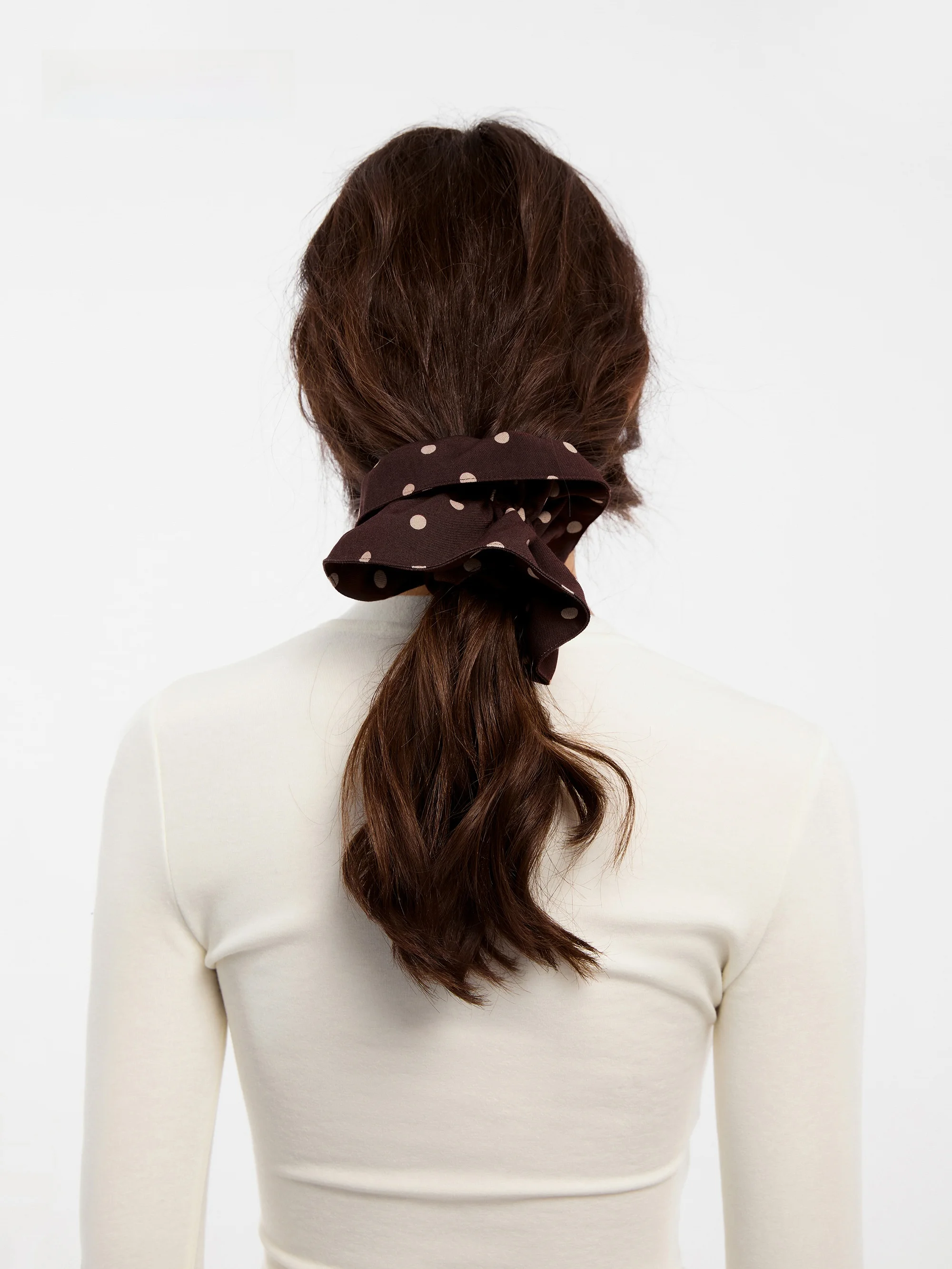 fashionable-cubic-polka-dot-hair-ties-spring-2026-versatile-hair-accessories-large-elastic-hair-bands-stylish-hair-ornaments