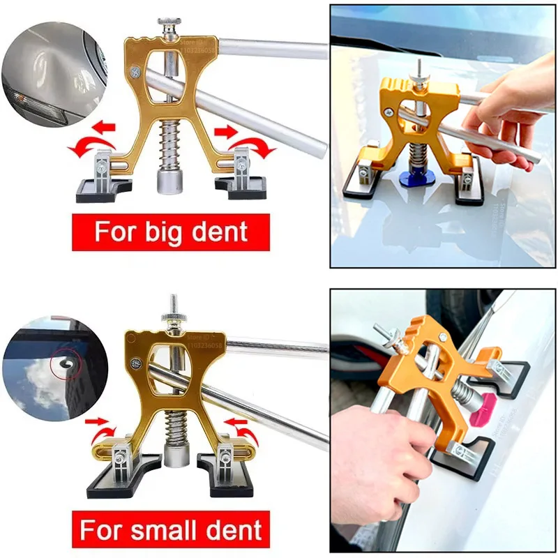 PWS New Adjustable Car Dent Repair Tools  Glue Gun Auto Dent Removal Kit Automotive Paintless Dent Repair Kit for Vehicle