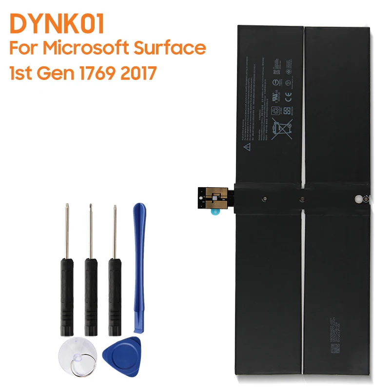 Replacement Battery DYNK01 For Microsoft Surface 1st Gen 1769 2017 2019 G3HTA036H Rechargeable Battery 5970mAh