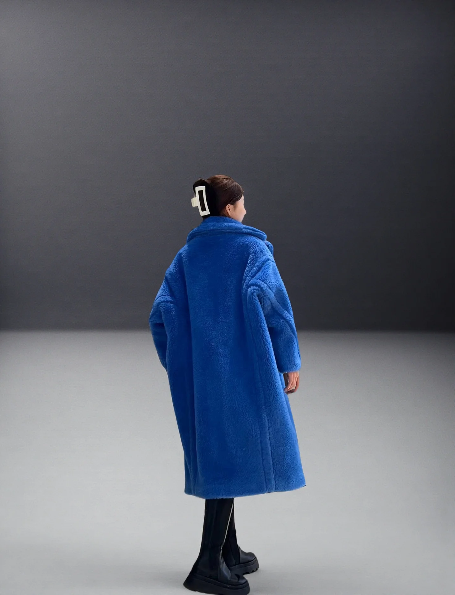 Max Teddy Coat 62% Alpaca 26% Wool 12% Silk Coat Winter Thicken Women's Coat