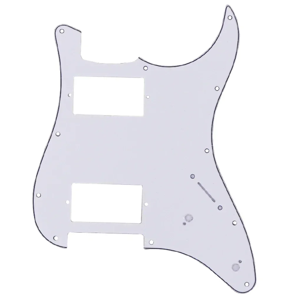 Guitar Scratch Plate Guitar Pickguard White Fit For ST SQ Style Guitar HH Guitar Pickguard High Quality Material