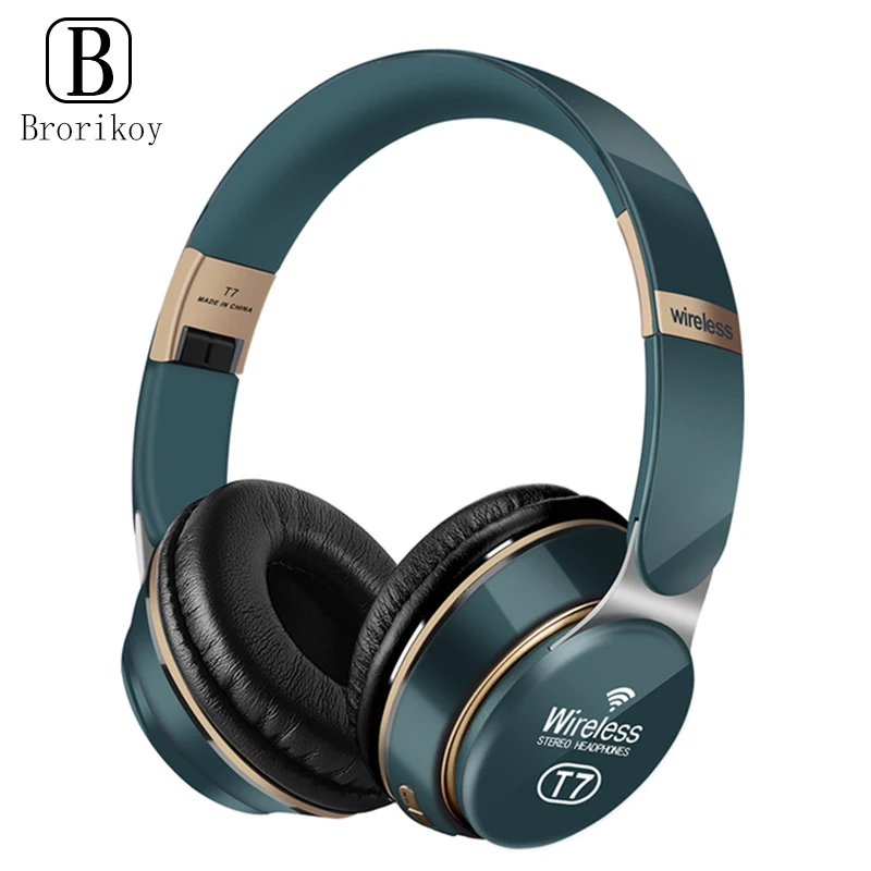 HIFI Stereo auricolare Bluetooth cuffie cuffie musicali TF e supporto scheda SD con Micro per Huawei Xiaomi iPhone Samsung Tablet