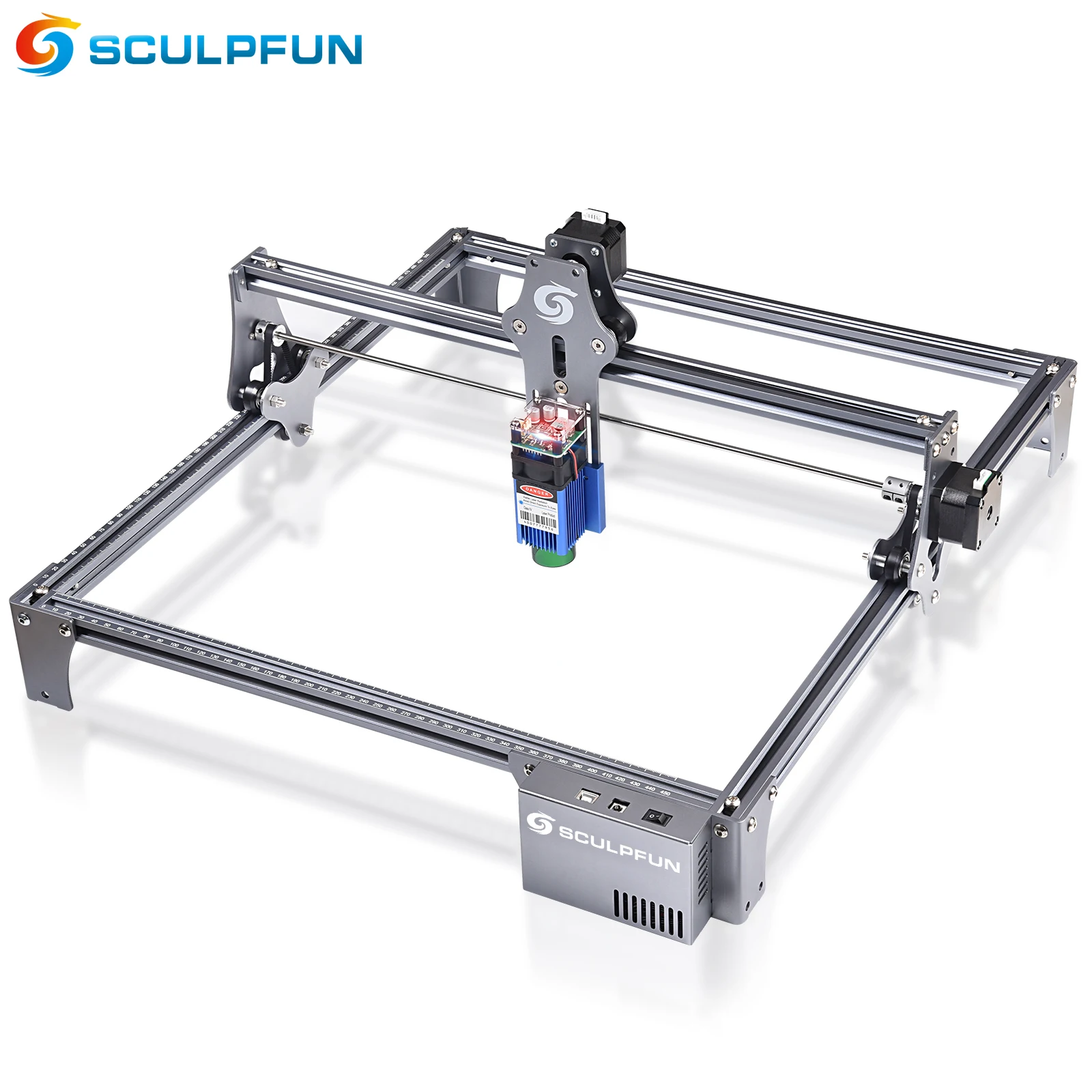 SCULPFUN S6 Pro 60W Effect Laser Engraving Machine 5.5W High Precision Engraving Area 410x420mm For Wood Acrylic CNC Engraver ﻿