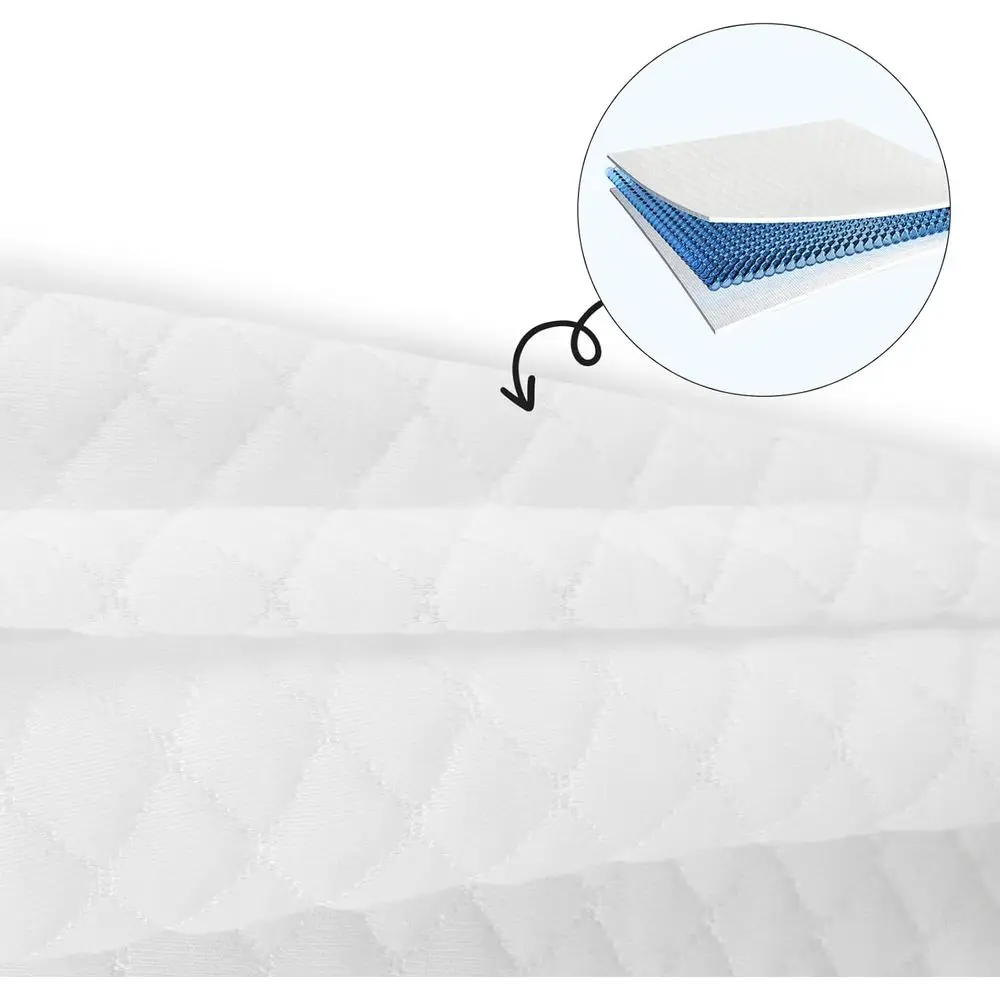 King Size Medium Firm Pillow with Adjustable Support and Cooling Case for Enhanced Comfort