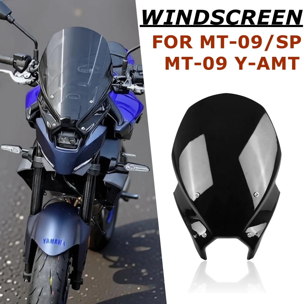 Per YAMAHA MT-09 MT 09 SP MT09 Y-AMT 2024 2025 Parabrezza Sportivo Moto, Visiera, Deflettore Vento e Accessori